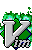 vim logo on fire